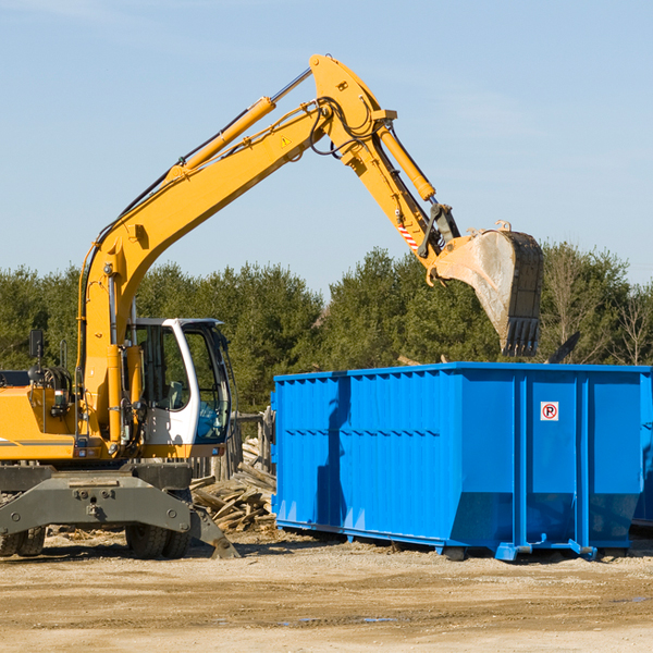 are there any restrictions on where a residential dumpster can be placed in Lanett Alabama